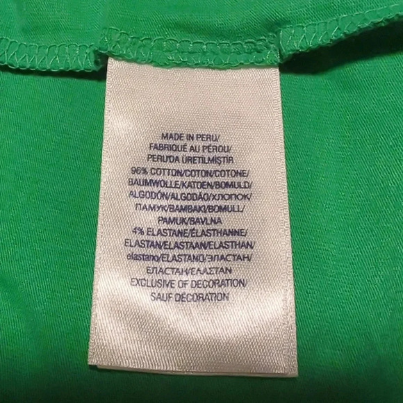 Girls Polo Ralph Lauren Short Sleeve T-shirt Green Medium 8/10 - Picture 5 of 5